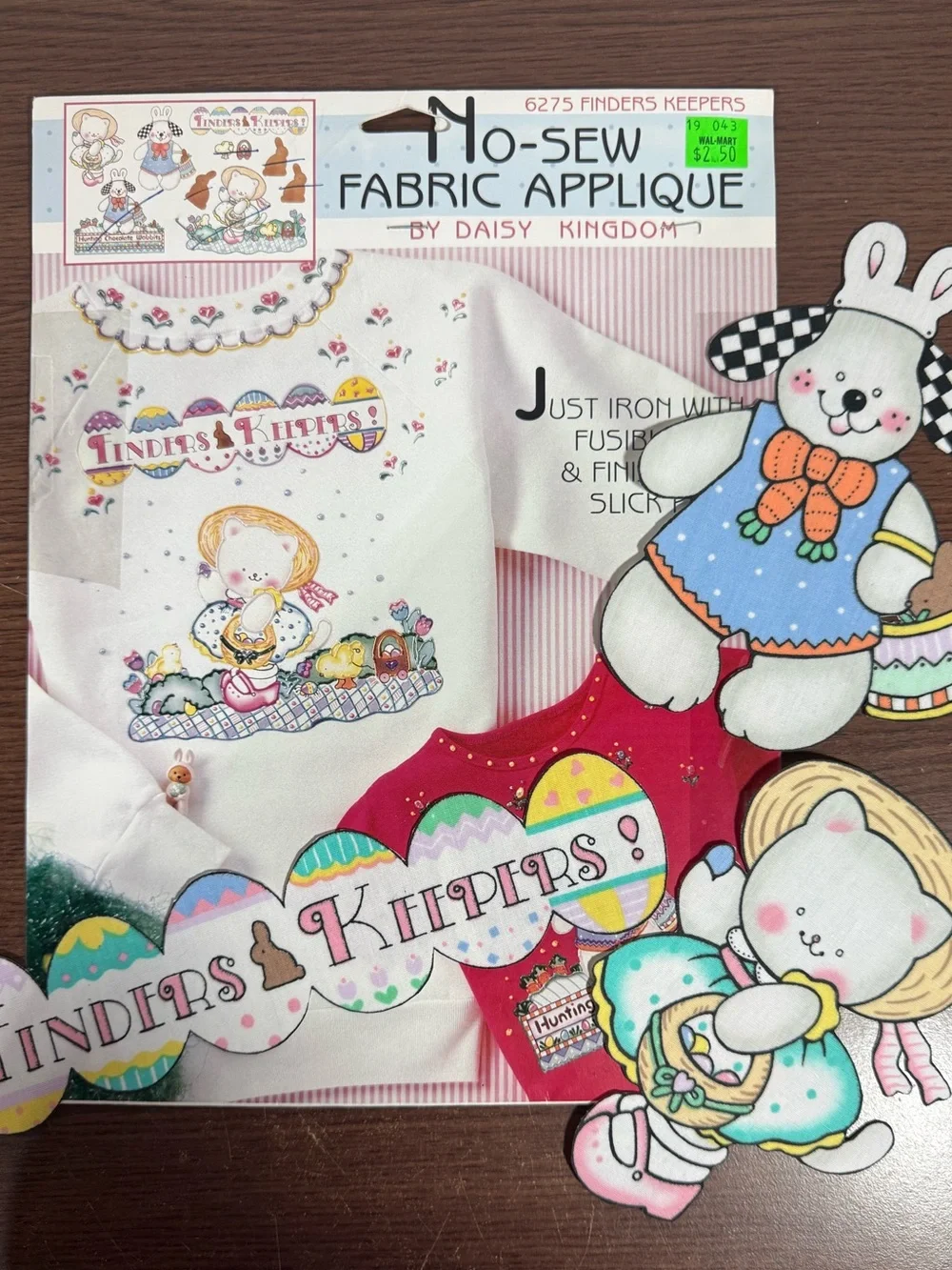 Daisy Kingdom Fabeic Appliqués 90’s Vintage Cottage Core